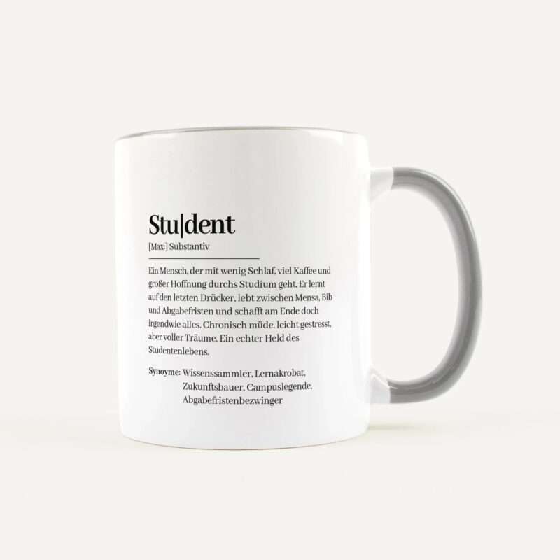 Bild von   tasse definition student weissjpg | Individuelle 🎁 persönliche 🎁 personalisierte Geschenke bedruckt ▪ bestickt ▪ graviert