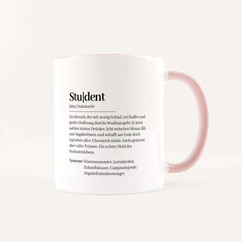 Bild von   tasse definition student weissjpg | Individuelle 🎁 persönliche 🎁 personalisierte Geschenke bedruckt ▪ bestickt ▪ graviert