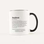 Bild von   tasse definition student weissjpg | Individuelle 🎁 persönliche 🎁 personalisierte Geschenke bedruckt ▪ bestickt ▪ graviert