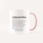 Bild von   tasse definition lieblingskolljpg | Individuelle 🎁 persönliche 🎁 personalisierte Geschenke bedruckt ▪ bestickt ▪ graviert