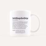 Bild von   tasse definition lieblingskolljpg | Individuelle 🎁 persönliche 🎁 personalisierte Geschenke bedruckt ▪ bestickt ▪ graviert