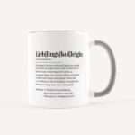 Bild von   tasse definition lieblingskolljpg | Individuelle 🎁 persönliche 🎁 personalisierte Geschenke bedruckt ▪ bestickt ▪ graviert