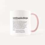 Bild von   tasse definition lieblingskolljpg | Individuelle 🎁 persönliche 🎁 personalisierte Geschenke bedruckt ▪ bestickt ▪ graviert