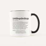 Bild von   tasse definition lieblingskolljpg | Individuelle 🎁 persönliche 🎁 personalisierte Geschenke bedruckt ▪ bestickt ▪ graviert