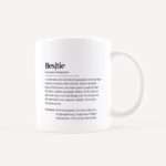 Bild von   tasse definition bestie weissjpg | Individuelle 🎁 persönliche 🎁 personalisierte Geschenke bedruckt ▪ bestickt ▪ graviert