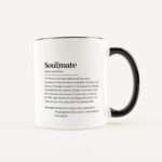 Bild von   tasse definition soulmate weiajpg | Individuelle 🎁 persönliche 🎁 personalisierte Geschenke bedruckt ▪ bestickt ▪ graviert