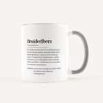 Bild von   tasse definition bruderherz wejpg | Individuelle 🎁 persönliche 🎁 personalisierte Geschenke bedruckt ▪ bestickt ▪ graviert