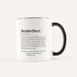 Bild von   tasse definition bruderherz wejpg | Individuelle 🎁 persönliche 🎁 personalisierte Geschenke bedruckt ▪ bestickt ▪ graviert
