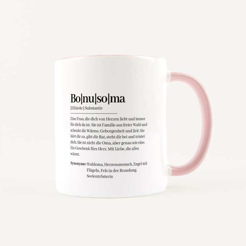 Bild von   tasse definition bonusoma weiajpg | Individuelle 🎁 persönliche 🎁 personalisierte Geschenke bedruckt ▪ bestickt ▪ graviert