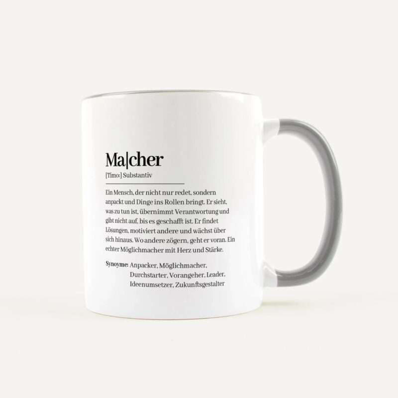 Bild von   tasse definition macher weissjpg | Individuelle 🎁 persönliche 🎁 personalisierte Geschenke bedruckt ▪ bestickt ▪ graviert