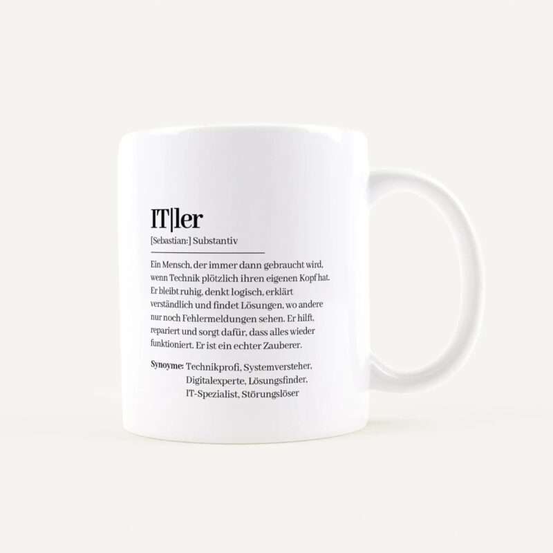 Bild von   tasse definition itler weissjpg | Individuelle 🎁 persönliche 🎁 personalisierte Geschenke bedruckt ▪ bestickt ▪ graviert