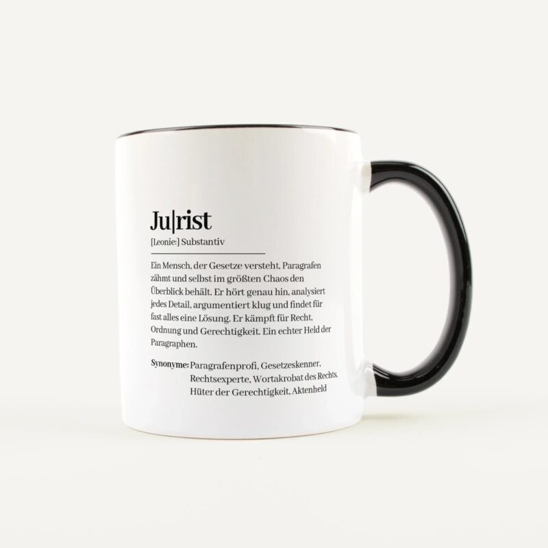 Bild von   tasse definition jurist weissjpg | Individuelle 🎁 persönliche 🎁 personalisierte Geschenke bedruckt ▪ bestickt ▪ graviert