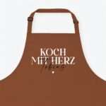 Bild von   kochschuerze koch mit herz kasjpg | Individuelle 🎁 persönliche 🎁 personalisierte Geschenke bedruckt ▪ bestickt ▪ graviert