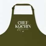 Bild von   kochschuerze chefkoechin olivejpg | Individuelle 🎁 persönliche 🎁 personalisierte Geschenke bedruckt ▪ bestickt ▪ graviert