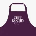 Bild von   kochschuerze chefkoechin auberjpg | Individuelle 🎁 persönliche 🎁 personalisierte Geschenke bedruckt ▪ bestickt ▪ graviert