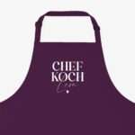 Bild von   kochschuerze chefkoch auberginjpg | Individuelle 🎁 persönliche 🎁 personalisierte Geschenke bedruckt ▪ bestickt ▪ graviert