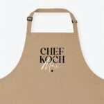 Bild von   kochschuerze chefkoch lattejpg | Individuelle 🎁 persönliche 🎁 personalisierte Geschenke bedruckt ▪ bestickt ▪ graviert
