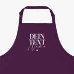 Bild von   kochschuerze dein text aubergijpg | Individuelle 🎁 persönliche 🎁 personalisierte Geschenke bedruckt ▪ bestickt ▪ graviert