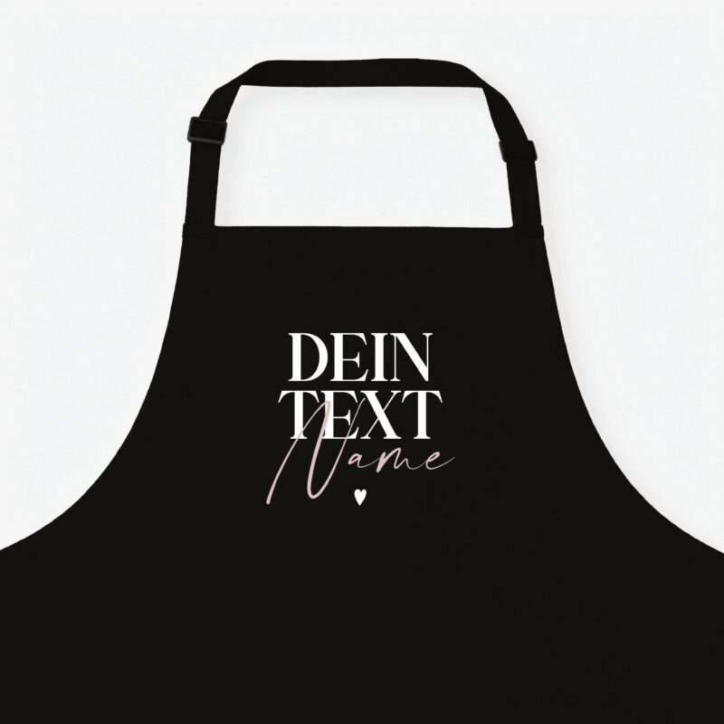 Bild von   kochschuerze dein text schwarzjpg | Individuelle 🎁 persönliche 🎁 personalisierte Geschenke bedruckt ▪ bestickt ▪ graviert
