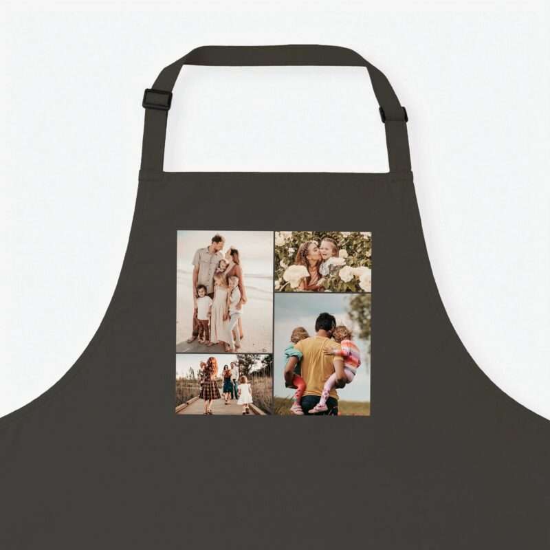 Bild von   kochschuerze foto no dunkelgrjpg | Individuelle 🎁 persönliche 🎁 personalisierte Geschenke bedruckt ▪ bestickt ▪ graviert