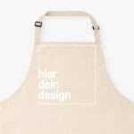 Bild von   kochschuerze dein design beigejpg | Individuelle 🎁 persönliche 🎁 personalisierte Geschenke bedruckt ▪ bestickt ▪ graviert