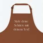 Bild von   kochschuerze eigener text kastjpg | Individuelle 🎁 persönliche 🎁 personalisierte Geschenke bedruckt ▪ bestickt ▪ graviert