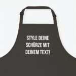 Bild von   kochschuerze eigener text dunkjpg | Individuelle 🎁 persönliche 🎁 personalisierte Geschenke bedruckt ▪ bestickt ▪ graviert