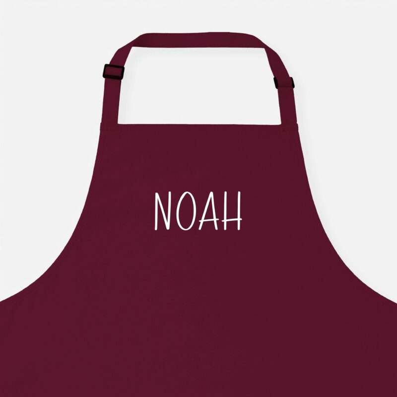 Bild von   kochschuerze mit namen burgundjpg | Individuelle 🎁 persönliche 🎁 personalisierte Geschenke bedruckt ▪ bestickt ▪ graviert