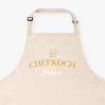 Bild von   kochschuerze chefkoch sterne bjpg | Individuelle 🎁 persönliche 🎁 personalisierte Geschenke bedruckt ▪ bestickt ▪ graviert