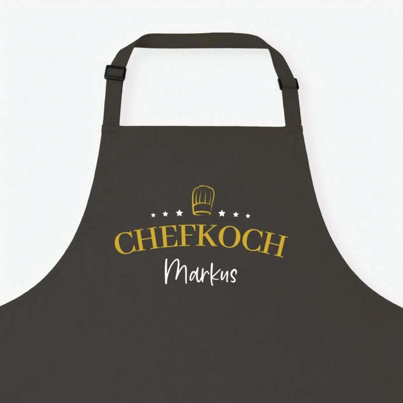 Bild von   kochschuerze chefkoch sterne djpg | Individuelle 🎁 persönliche 🎁 personalisierte Geschenke bedruckt ▪ bestickt ▪ graviert