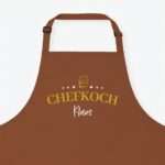Bild von   kochschuerze chefkoch sterne kjpg | Individuelle 🎁 persönliche 🎁 personalisierte Geschenke bedruckt ▪ bestickt ▪ graviert