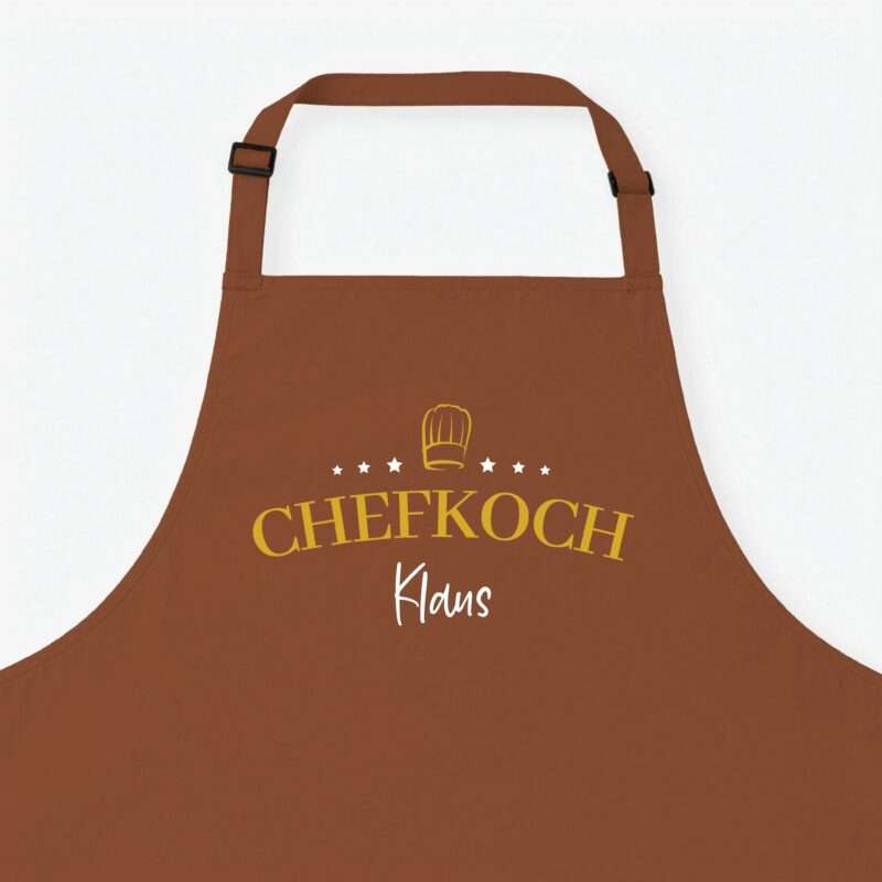 Bild von   kochschuerze chefkoch sterne kjpg | Individuelle 🎁 persönliche 🎁 personalisierte Geschenke bedruckt ▪ bestickt ▪ graviert
