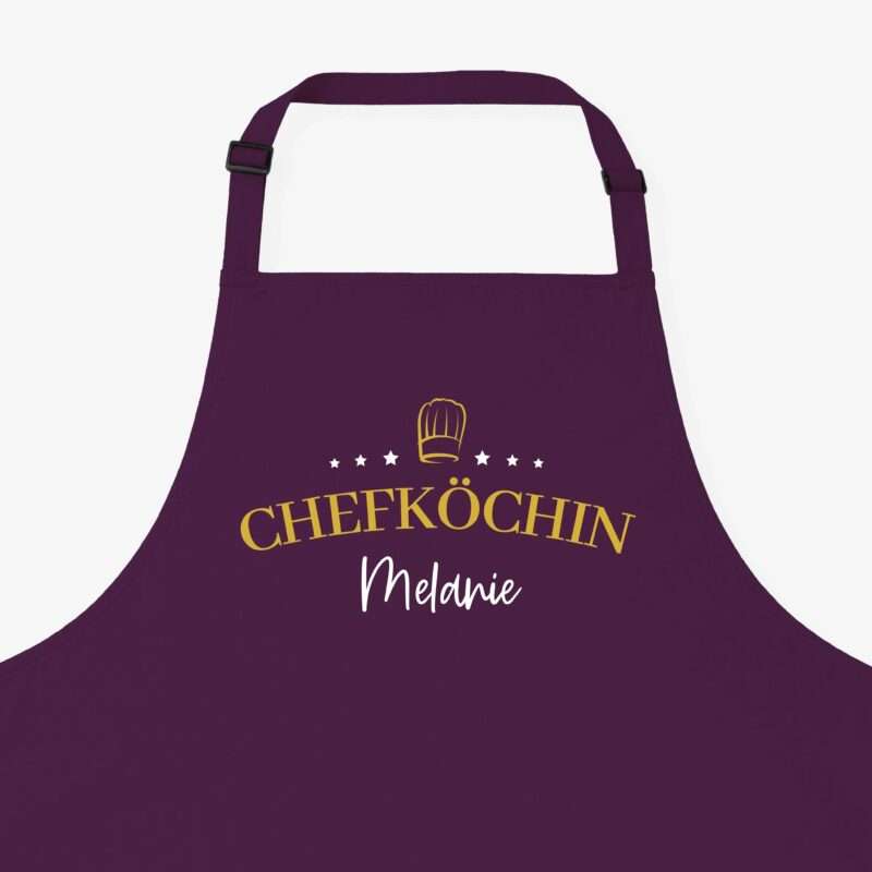 Bild von   kochschuerze chefkoechin sternjpg | Individuelle 🎁 persönliche 🎁 personalisierte Geschenke bedruckt ▪ bestickt ▪ graviert