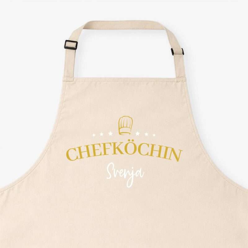 Bild von   kochschuerze chefkoechin sternjpg | Individuelle 🎁 persönliche 🎁 personalisierte Geschenke bedruckt ▪ bestickt ▪ graviert