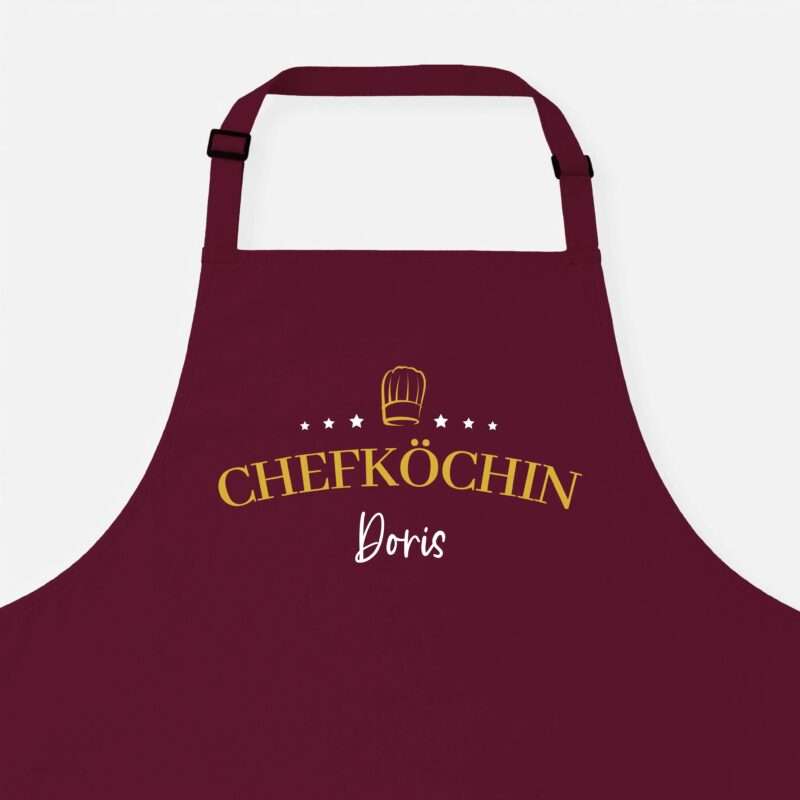 Bild von   kochschuerze chefkoechin sternjpg | Individuelle 🎁 persönliche 🎁 personalisierte Geschenke bedruckt ▪ bestickt ▪ graviert