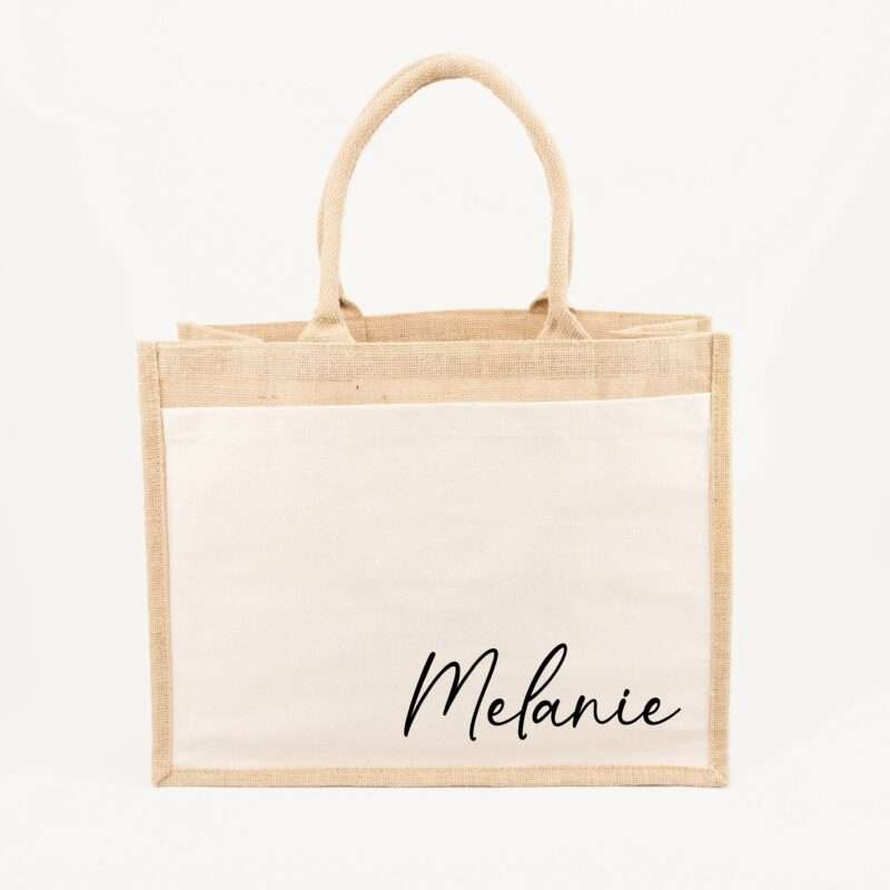 Bild von   jutetasche name groesse ljpg | Individuelle 🎁 persönliche 🎁 personalisierte Geschenke bedruckt ▪ bestickt ▪ graviert