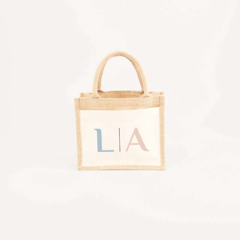 Bild von   jutetasche  initialen groessejpg | Individuelle 🎁 persönliche 🎁 personalisierte Geschenke bedruckt ▪ bestickt ▪ graviert