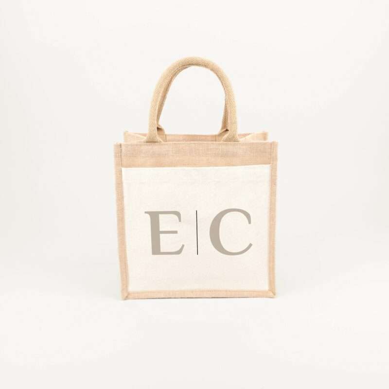 Bild von   jutetasche  initialen groessejpg | Individuelle 🎁 persönliche 🎁 personalisierte Geschenke bedruckt ▪ bestickt ▪ graviert