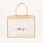 Bild von   jutetasche beste mama oma grjpg | Individuelle 🎁 persönliche 🎁 personalisierte Geschenke bedruckt ▪ bestickt ▪ graviert