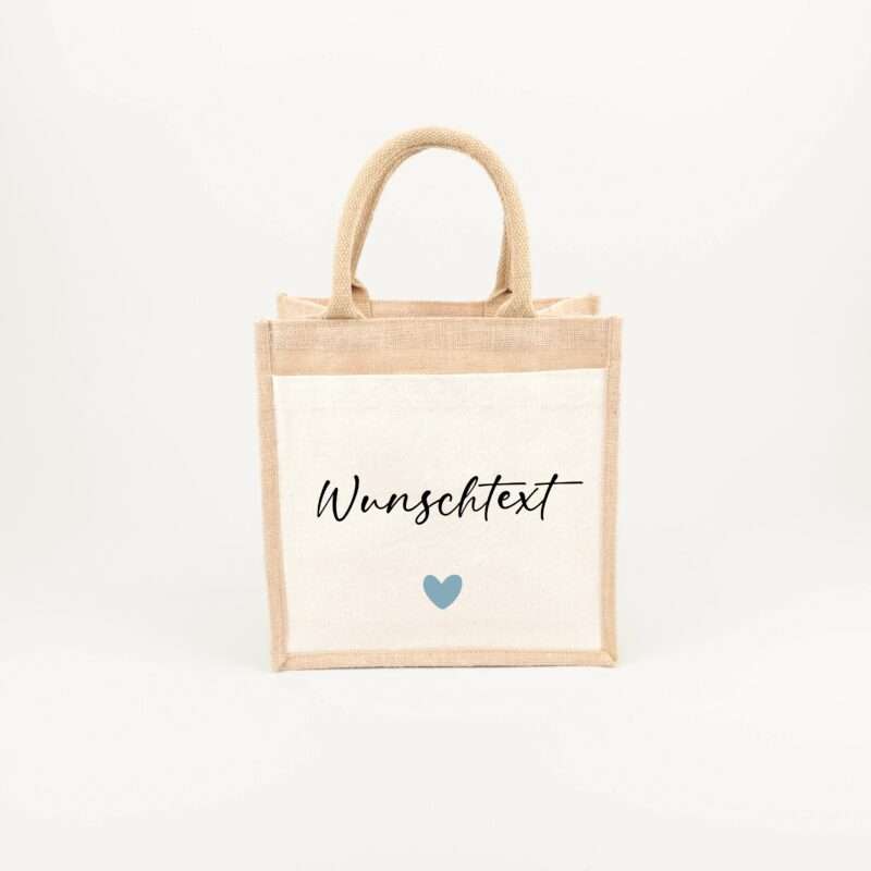 Bild von   jutetasche wunschtext groessejpg | Individuelle 🎁 persönliche 🎁 personalisierte Geschenke bedruckt ▪ bestickt ▪ graviert