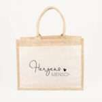 Bild von   jutetasche herzensmensch graajpg | Individuelle 🎁 persönliche 🎁 personalisierte Geschenke bedruckt ▪ bestickt ▪ graviert