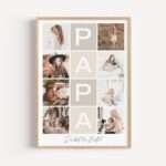 Bild von   fotocollage papa poster xcjpg | Individuelle 🎁 persönliche 🎁 personalisierte Geschenke bedruckt ▪ bestickt ▪ graviert