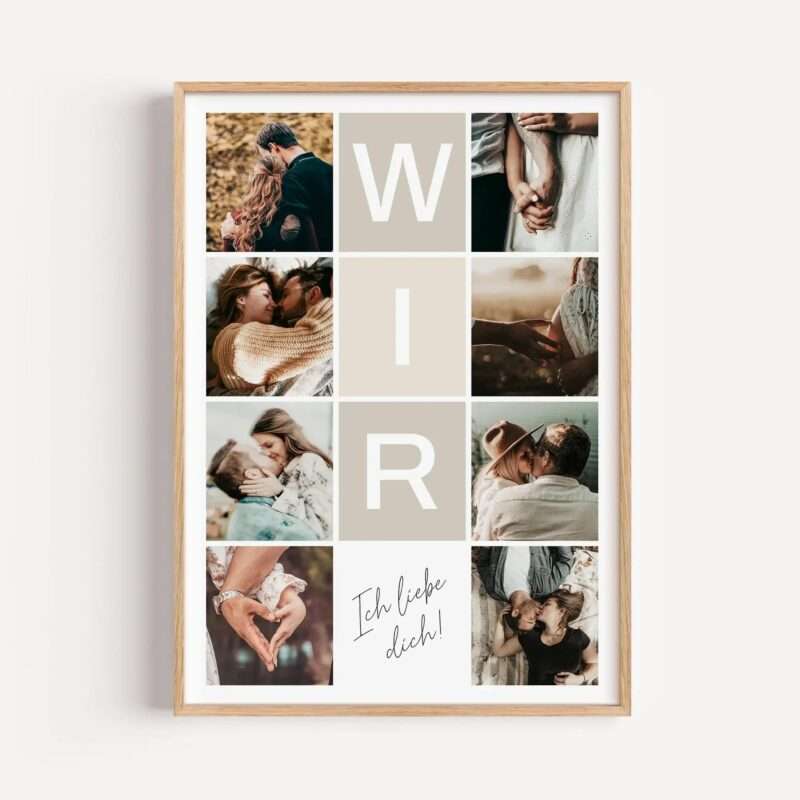 Bild von   wir fotocollage xcmjpg | Individuelle 🎁 persönliche 🎁 personalisierte Geschenke bedruckt ▪ bestickt ▪ graviert