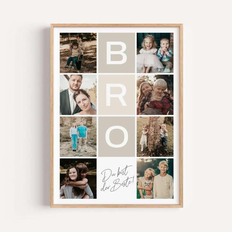 Bild von   bro fotocollage xcmjpg | Individuelle 🎁 persönliche 🎁 personalisierte Geschenke bedruckt ▪ bestickt ▪ graviert