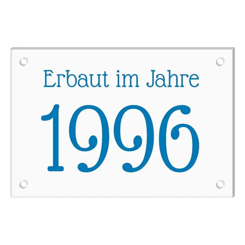 Bild von   design anno acrylschild mitjpg | Individuelle 🎁 persönliche 🎁 personalisierte Geschenke bedruckt ▪ bestickt ▪ graviert