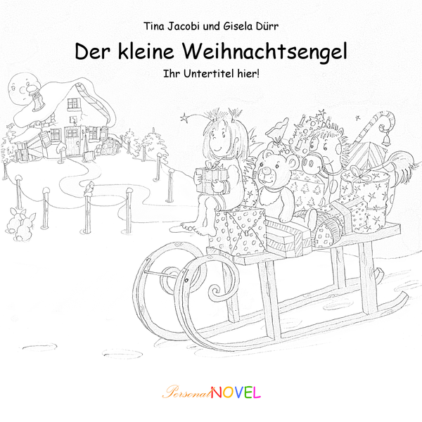 Bild von   der kleine weihnachtsengel wpng | Individuelle 🎁 persönliche 🎁 personalisierte Geschenke bedruckt ▪ bestickt ▪ graviert