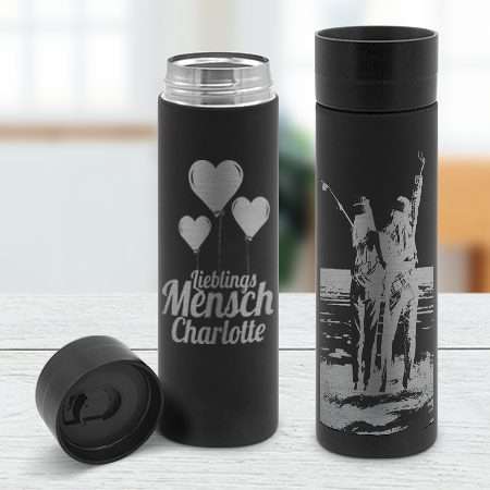 Bild von   thermobecher premium mitjpg | Individuelle 🎁 persönliche 🎁 personalisierte Geschenke bedruckt ▪ bestickt ▪ graviert