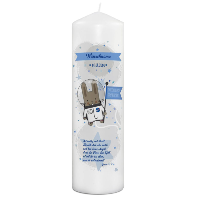 Bild von   taufkerze mit namenjpg | Individuelle 🎁 persönliche 🎁 personalisierte Geschenke bedruckt ▪ bestickt ▪ graviert