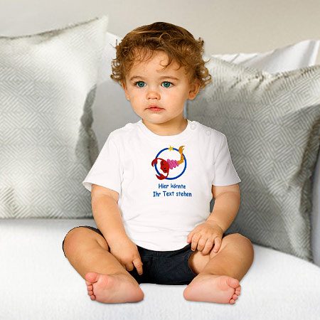 Bild von   babyshirt mit namen bestickenjpg | Individuelle 🎁 persönliche 🎁 personalisierte Geschenke bedruckt ▪ bestickt ▪ graviert