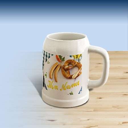 Bild von   bierkrug mit namen selbst gestjpg | Individuelle 🎁 persönliche 🎁 personalisierte Geschenke bedruckt ▪ bestickt ▪ graviert